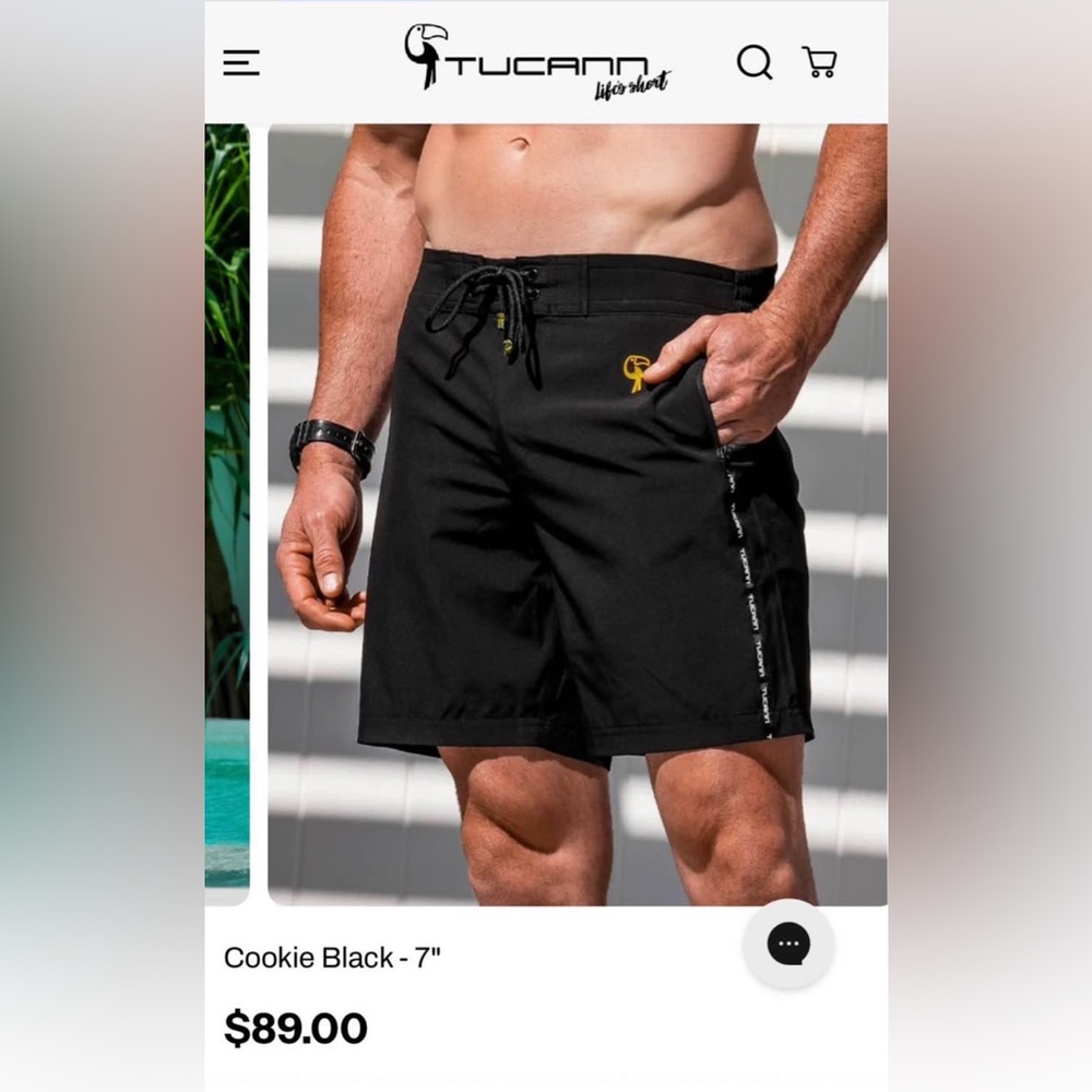 Tucann men swim shorts like new